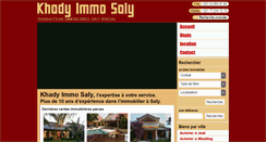 Desktop Screenshot of khady-immosaly.com